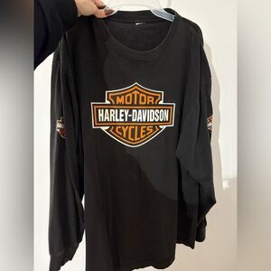 Harley-Davidson big logo Long Sleeve Shirt